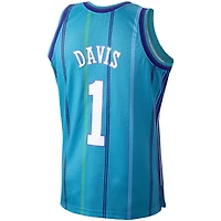 Maillot Swingman Mitchell & Ness Baron Davis Sarcelle Charlotte Hornets 1999/00 Hardwood Classics pour hommes
