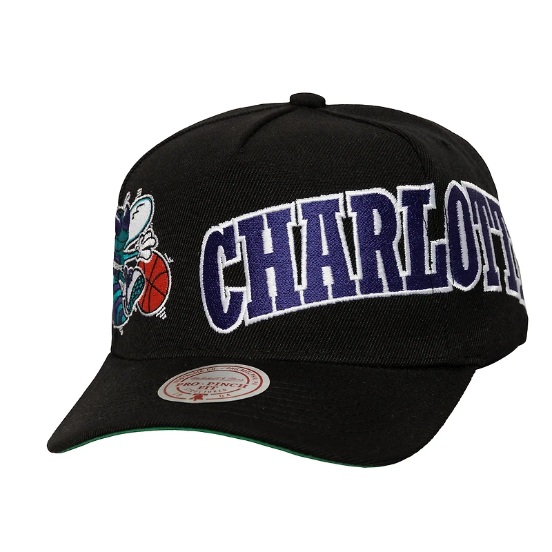 Casquette Snapback ChHorn 25 NBA MNC Busted avec logo et inscription enveloppante Pro Crown, modèle V100492, HP12876-CHOBLCK #1