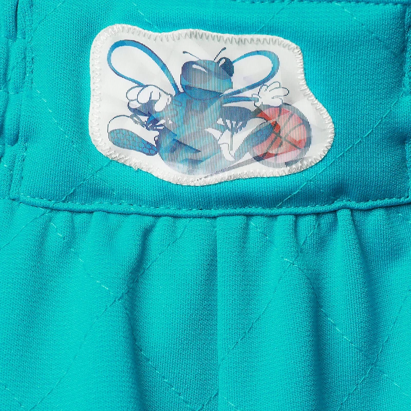 Mitchell & Ness Teal Charlotte Hornets 1992 Hardwood Classics 75e anniversaire Swingman Shorts pour hommes