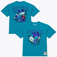 T-shirt Mitchell & Ness Breal Charlotte Hornets Breakthrough pour homme