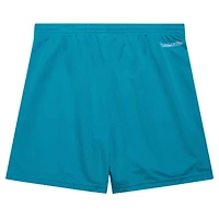 Short en maille Hardwood Classics Gameday de Mitchell & Ness pour homme, bleu sarcelle, Charlotte Hornets