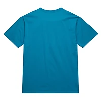 Men's Mitchell & Ness Teal Charlotte Hornets Hardwood Classics Neon Nights Premium T-Shirt