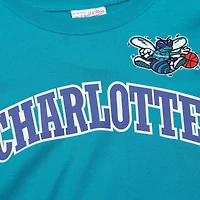 Men's Mitchell & Ness Teal Charlotte Hornets Hardwood Classics Nights Premium T-Shirt