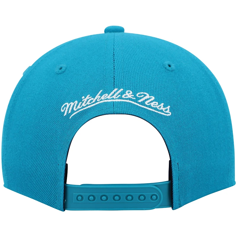 Casquette Snapback Charlotte Hornets Hardwood Classics Team Ground 2.0 Mitchell & Ness pour hommes