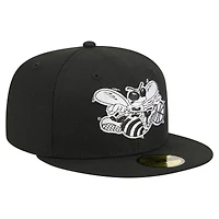 Men's New Era  Black Charlotte Hornets 59FIFTY Fitted Hat