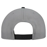 Men's New Era  Gray Charlotte Hornets Core Logo Storm Gray Two-Tone 9FIFTY Snapback Hat
