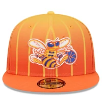 Men's New Era Orange Charlotte Hornets 2025/26 City Edition 59FIFTY Fitted Hat
