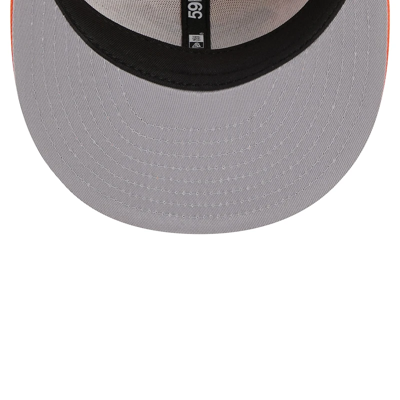 Men's New Era Orange Charlotte Hornets 2025/26 City Edition 59FIFTY Fitted Hat