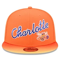 Men's New Era Orange Charlotte Hornets 2025/26 City Edition Alternate 9FIFTY Snapback Hat