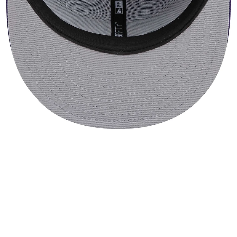 Men's New Era Purple Charlotte Hornets Jersey Hook Statement Edition 9FIFTY Snapback Hat