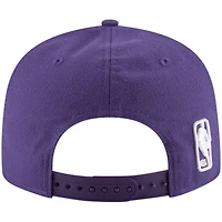 Casquette Snapback 9FIFTY violette de l'équipe officielle des Charlotte Hornets New Era pour hommes