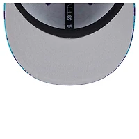 Men's New Era Purple Charlotte Hornets Tip-Off 59FIFTY Fitted Hat
