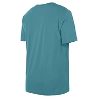 Men's New Era Teal Charlotte Hornets Enzyme Wash Oversized T-Shirt