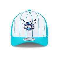 Men's New Era  White/Teal Charlotte Hornets 2025 NBA Tip Off M-Crown A-Frame 9FORTY Adjustable Hat