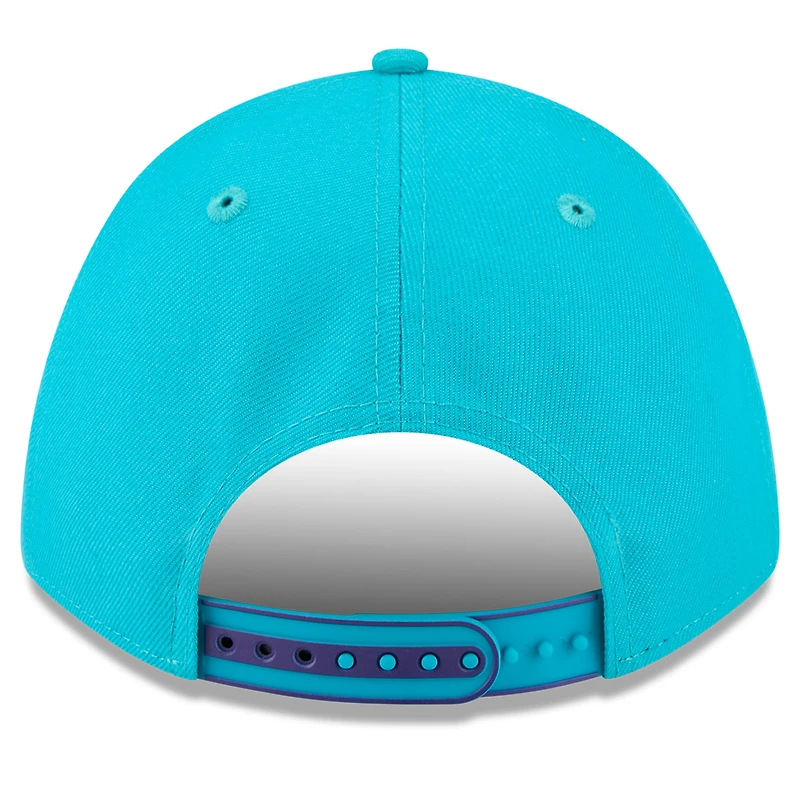 Men's New Era  White/Teal Charlotte Hornets 2025 NBA Tip Off M-Crown A-Frame 9FORTY Adjustable Hat