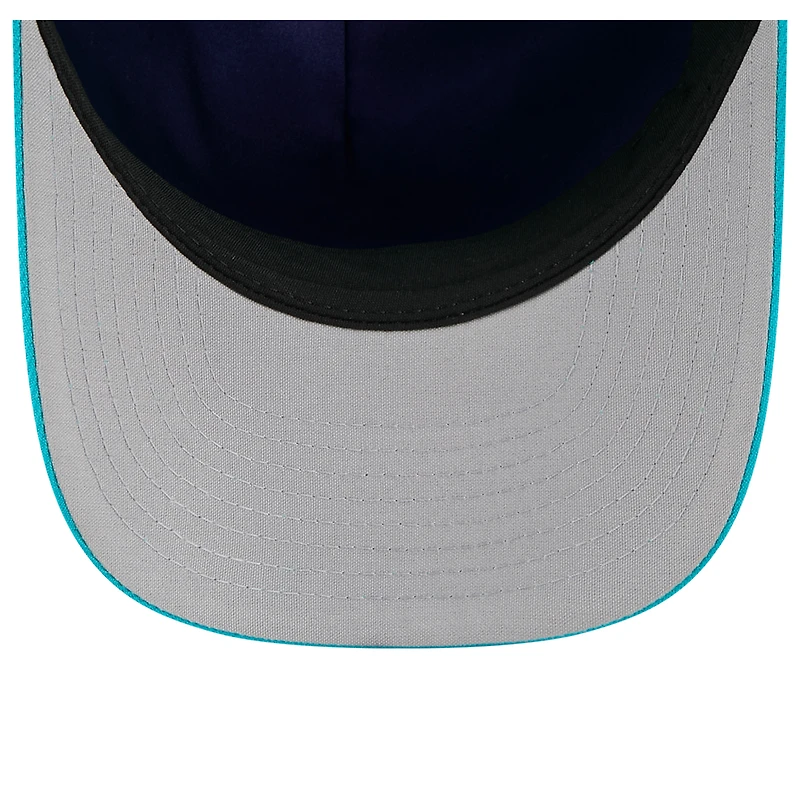 Casquette ajustable New Era blanche/bleu sarcelle Charlotte Hornets 2025 NBA Tip Off M-Crown A-Frame 9FORTY pour homme