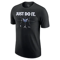T-shirt Nike Charlotte Hornets Just Do It pour homme, noir