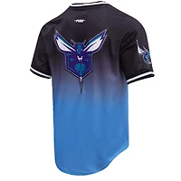 Men's Post LaMelo Ball Navy/Blue Charlotte Hornets Ombre Name & Number T-Shirt