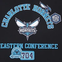 Sweat à capuche noir Pro Standard pour homme avec code régional des Charlotte Hornets