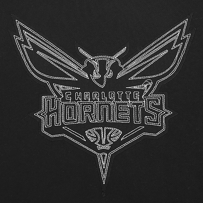 Sweat-shirt à épaules tombantes Pro Standard Charlotte Hornets Paint the City pour homme, noir
