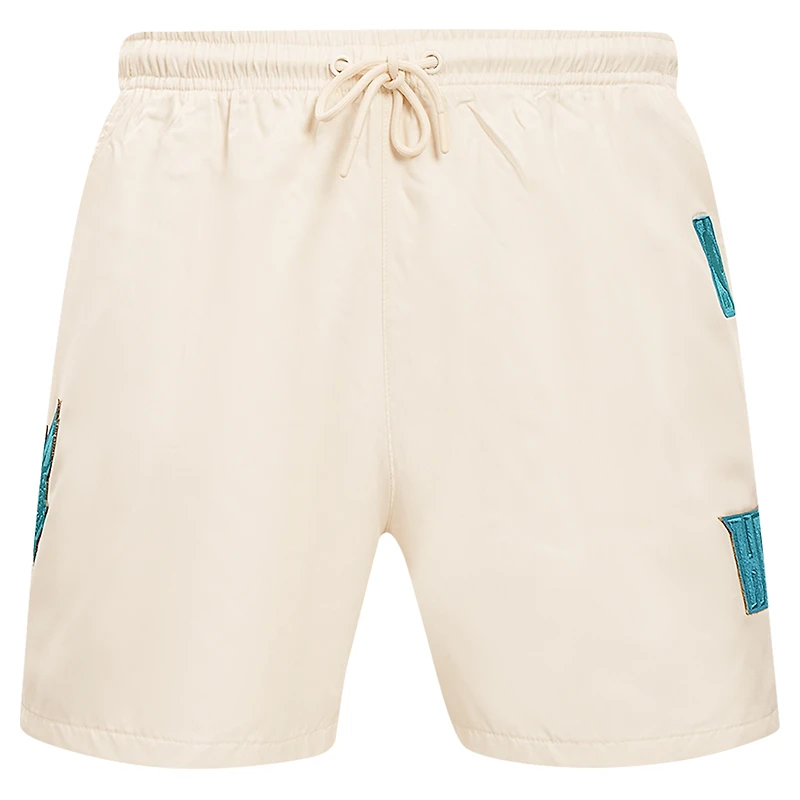 Short tissé triple ton sur Pro Standard Charlotte Hornets pour hommes