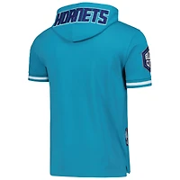 Sweat à capuche manches courtes Pro Standard LaMelo Ball bleu sarcelle Charlotte Hornets pour homme