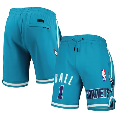 Short réplique de joueur Charlotte Hornets Pro Standard LaMelo Ball Teal pour homme