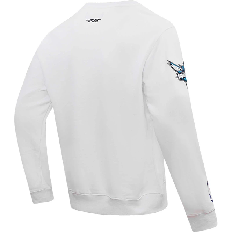 Sweat-shirt Pro Standard LaMelo Ball blanc Charlotte Hornets Avatar pour homme