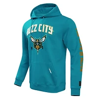Sweat à capuche Pro Standard pour hommes Charlotte Hornets 2023/24 City Edition, bleu sarcelle