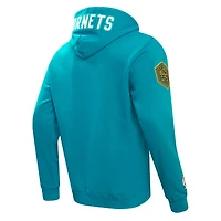 Sweat à capuche Pro Standard pour hommes Charlotte Hornets 2023/24 City Edition, bleu sarcelle