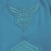 Veste à capuche fermeture éclair intégrale DK Triple Tonal Pro Standard Teal Charlotte Hornets pour hommes