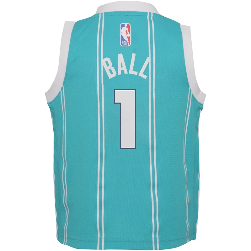 Maillot de joueur Swingman Charlotte Hornets Jordan Brand LaMelo Ball bleu sarcelle - Édition Icon