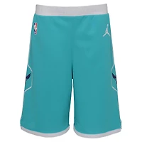 Toddler Jordan Brand Teal Charlotte Hornets 2023/24 Icon Edition Replica Shorts