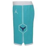 Toddler Jordan Brand Teal Charlotte Hornets 2023/24 Icon Edition Replica Shorts
