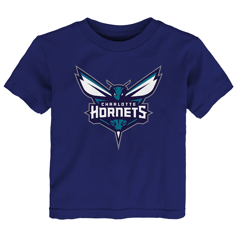 Toddler Outerstuff Purple Charlotte Hornets Primary Logo T-Shirt