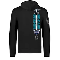 Sweat à capuche unisexe FISLL x Black History Collection Charlotte Hornets noir