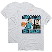 T-shirt unisexe hommage LaMelo Ball blanc Charlotte Hornets NBA Jam Tri-Blend