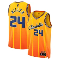 Unisex Jordan Brand Brandon Miller Orange Charlotte Hornets 2025/26 Swingman Jersey - City Edition