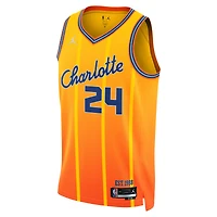 Unisex Jordan Brand Brandon Miller Orange Charlotte Hornets 2025/26 Swingman Jersey - City Edition