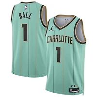 Maillot de joueur unisexe Jordan Brand LaMelo Ball Mint Charlotte Hornets 2024/25 Swingman - Édition City