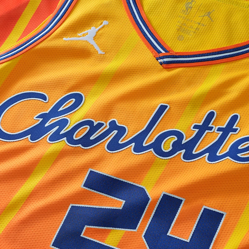 Unisex Jordan Brand LaMelo Ball Orange Charlotte Hornets 2025/26 Authentic Jersey - City Edition