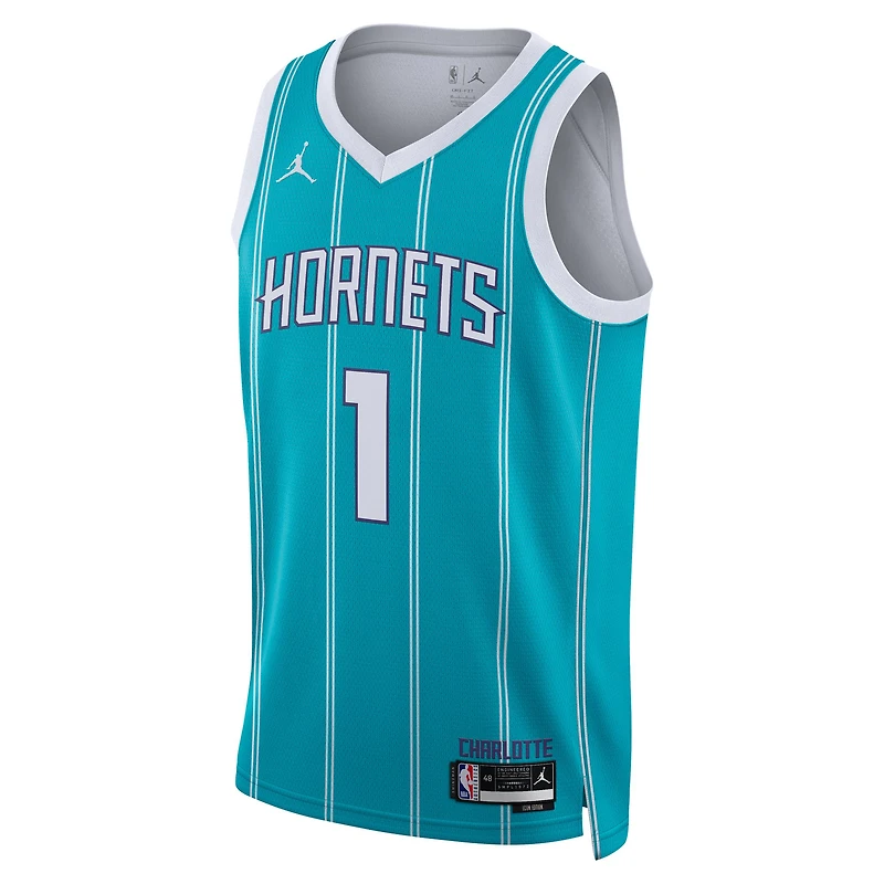 Unisex Jordan Brand LaMelo Ball White Charlotte Hornets Swingman Jersey - Association Edition