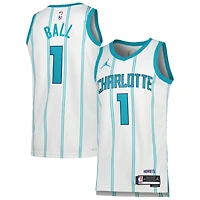 Unisex Jordan Brand LaMelo Ball White Charlotte Hornets Swingman Jersey - Association Edition