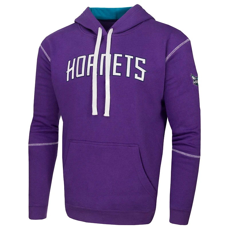 Sweat à capuche unisexe violet Stadium Essentials Charlotte Hornets Monument
