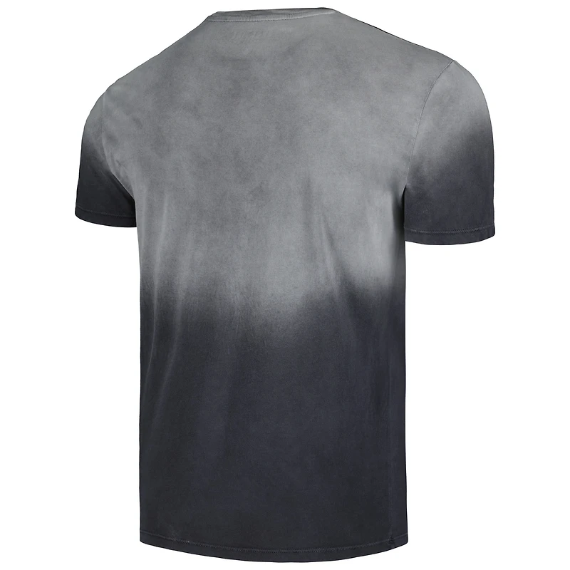 Unisex Sportiqe Black Charlotte Hornets Bingham Sun-Fade T-Shirt
