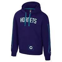 Sweat à capuche unisexe Stadium Essentials violet City Star des Charlotte Hornets