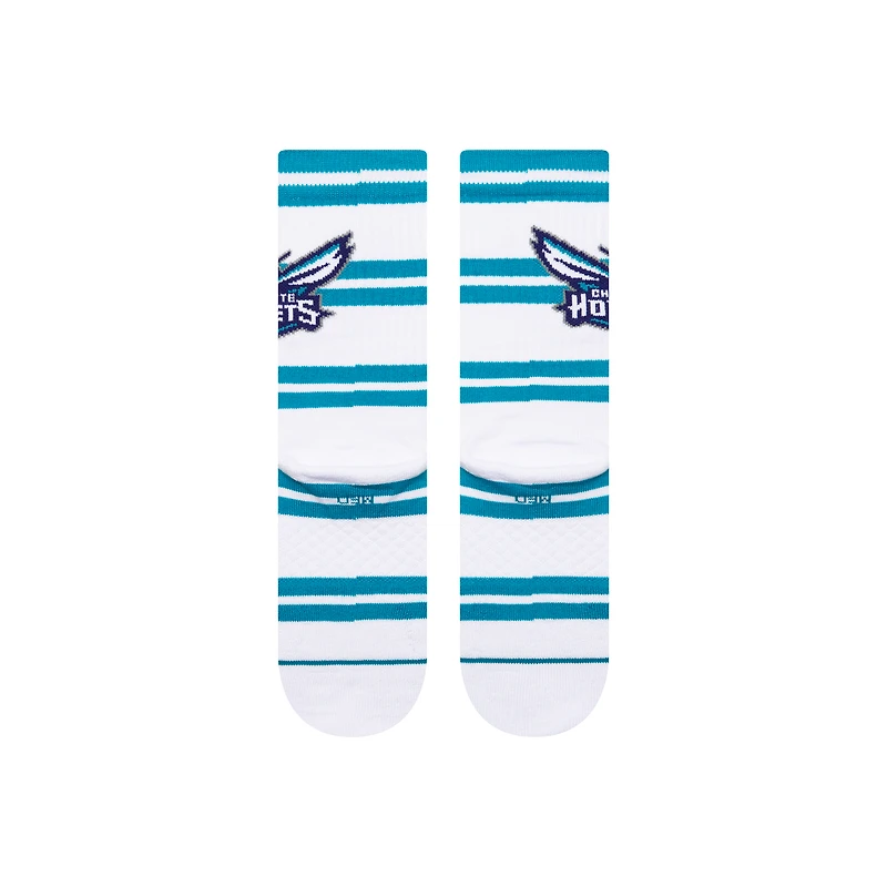 Unisex  Stance Charlotte Hornets Prep Stripe Crew Sock