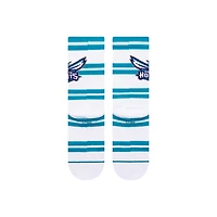 Unisex  Stance Charlotte Hornets Prep Stripe Crew Sock
