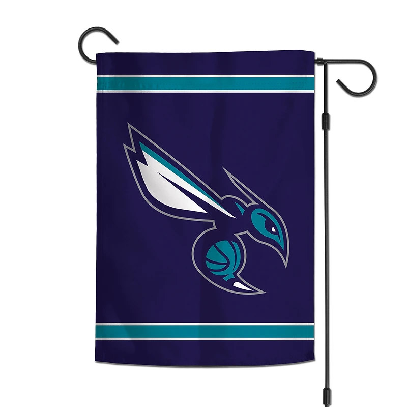 WinCraft Charlotte Hornets Drapeau de jardin double face 30,5 x 45,7 cm
