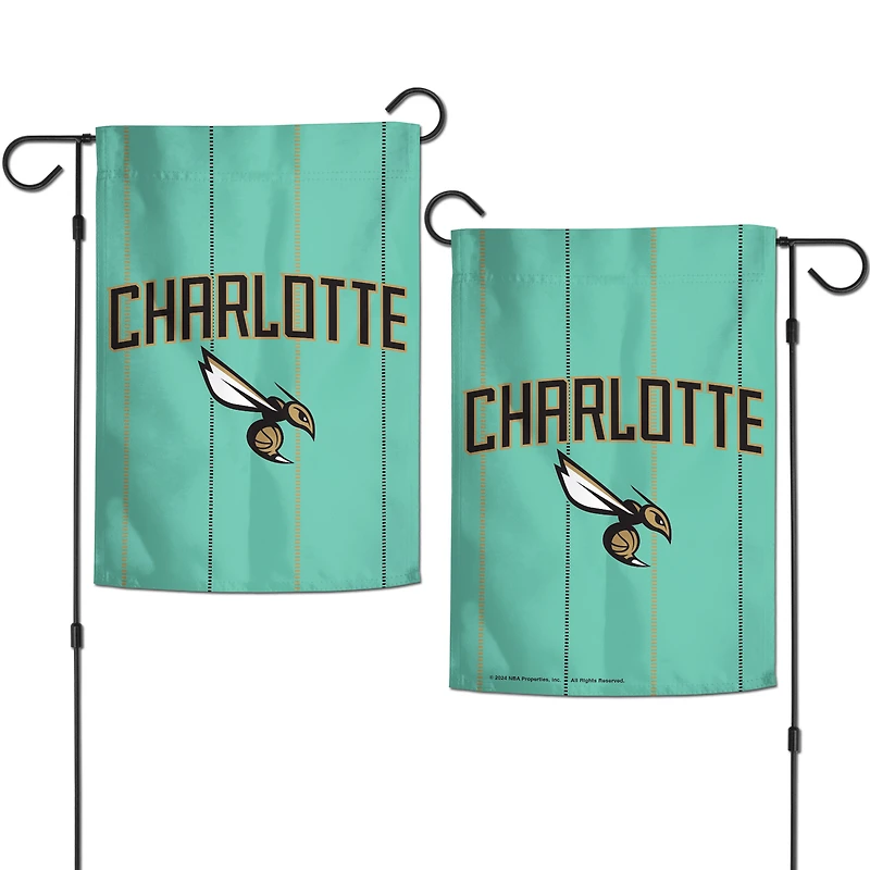 WinCraft  Charlotte Hornets 2024/25 City Edition 12" x 18" Two-Sided Garden Flag
